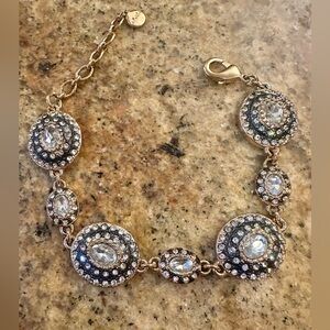 Stella & Dot vintage bracelet 
Faux sapphires and faux diamonds